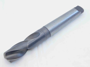 1 1/4 O.D. HSS FLAT BOTTOM TWIST DRILL BIT MORSE TAPER #4 SHANK 1.25 MT4 CNC - BR1823BC2