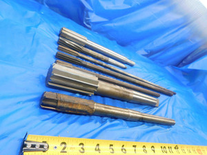 7pcs ASSORTED HSS CHUCKING, EXPANSION REAMERS SIZES FROM 1/2" TO 1 5/8" TOOLING