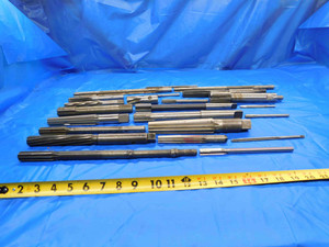LOT OF VARIOUS HSS REAMERS SIZES FROM 5/16" TO 1 3/8" CHUCKING TAPER EXPANSION - CB0525LVR