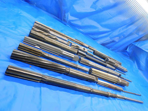 LOT OF VARIOUS HSS REAMERS SIZES FROM 5/16" TO 1 3/8" CHUCKING TAPER EXPANSION - CB0525LVR