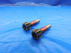 2PCS HSS KEYSEAT KEYWAY CUTTERS ABOUT 7/8 O.D. X 1/2 WIDTH X 1/2 SHANK WOODRUFF - BT0993LVR