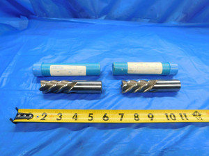 2 PC. HSS REGROUND SQUARE END MILLS 1" CUTTING DIA. 1" SHANK DIA. 2" LOC 1.0 - CB0622BY2