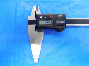 MAHR DORSEY 18EX 0 - 12" DIGITAL VERNIER INSIDE / OUTSIDE CALIPER W/ CASE