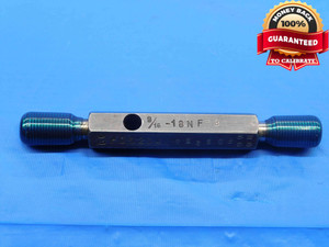 9/16 18 NF 3 SET THREAD PLUG GAGE .5625 GO NO GO P.D.'S = .5264 & .5234 CHECK - DW26359RD