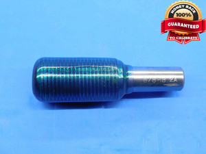 5/8 18 UNF 2A SET THREAD PLUG GAGE .625 .6250 GO ONLY P.D. = .5875 INSPECTION - DW26360RD