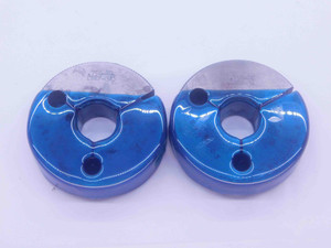 3/4 20 UNEF 3A THREAD RING GAGES .75 .750 .7500 GO NO GO P.D.'S = .7175 & .7142 - TT0116AD