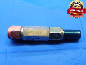 BUDGET M22 X 1.5 THREAD PLUG GAGE 22 GO ONLY METRIC INSPECTION CHECK - DW26357RD