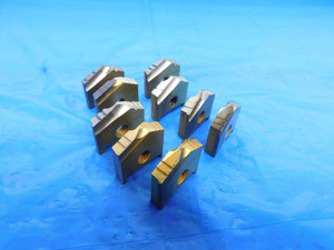 9PCS AMEC SERIES AA TiN COATED SPADE DRILL INSERTS 1 3/32 1020T-0103 USA MADE - BT1085CN2