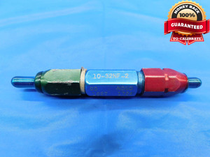 10 32 NF 2 THREAD PLUG GAGE #10 .190 .1900 GO NO GO P.D.'S = .1697 & .1724 UNF-2 - 10322P1