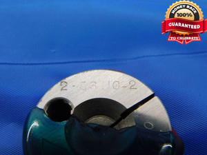 2 56 NC 2 THREAD RING GAGE #2 .086 .0860 NO GO ONLY P.D. = .0724 UNC-2 - DW26365RD