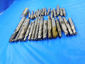 30PCS HSS SQUARE, ROUGHING, AND DOUBLE END MILL VARIOUS SIZES FROM 9/64 - 5/8 - BT1164BJ2