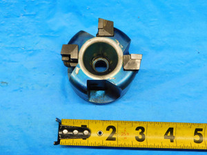 VALENITE 2 1/2 O.D. FACE MILL MM HVA QDT99045-01 01/T/00 3/4 PILOT 4 POCKETS - BR2316BC3