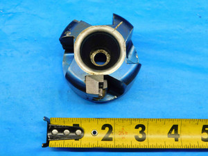 VALENITE 2 1/2 O.D. FACE MILL MM HVA QDT99045-01 06/T/99 3/4 PILOT 4 POCKETS - BR2314BC3