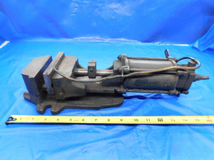 THE BELLOWS CO AIR CYLINDER MOTOR CLAMP MACHINE VISE PNEUMATIC MACHINIST MILLING