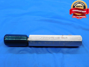 5/8 20 UN 3A SET THREAD PLUG GAGE .625 .6250 GO ONLY P.D. = .5925 INSPECTION - DW26428RD