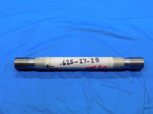 SHOP MADE 5/8 27 2B THREAD PLUG GAGE .625 .6250 5/8"-27 INSPECTION CHECK - DW26432RD