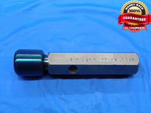 1" 16 3 THREAD PLUG GAGE 1.0 1.00 1.000 1.0000 GO ONLY P.D. = .9594 UN 2B 3B - DW26450RD