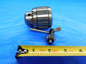 JACOBS 11N DRILL CHUCK 0 - 3/8IN 0 - 10MM CAPACITY JACOBS TAPER #2 JT2 W/ KEY - BT1464CP2