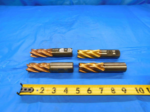 4 PC. NIAGARA 1" CUTTING DIA. COBALT ROUGHING END MILLS 1" SHANK DIA. USA 1.0 - CB1090BY2