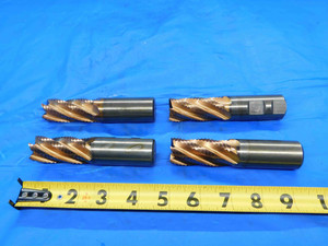 4 PC. NIAGARA 1" CUTTING DIA. COBALT ROUGHING END MILLS 1" SHANK DIA. USA 1.0 - CB1092BY2