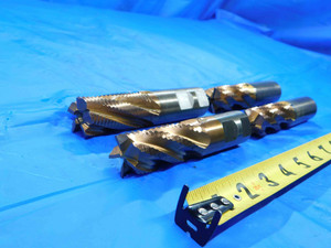 4 PC. LOT OF 1" CUTTING DIA. ROUGHING END MILLS 1" SHANK DIA. 5 FLUTE USA 1.0 - CB1105BY2