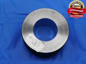 1.2563 CLASS XX MASTER PLAIN BORE RING GAGE 1.2500 +.0063 OVERSIZE 1 1/4 32 mm - DW26586BS3