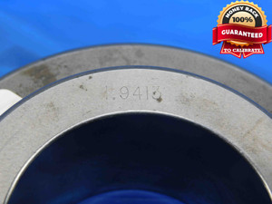 1.9413 CL XX MASTER PLAIN BORE RING GAGE 1.9375 +.0038 1 15/16 49.309 mm CHECK - DW26604BS3