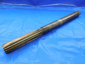 STANDARD TOOL CO. 1 1/2 O.D. HSS HAND REAMER 12 FLUTE 1.5000 ONSIZE 38 mm USA