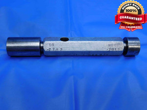 .7782 & .7912 PIN PLUG GAGE GO NO GO .7813 -.0031 UNDERSIZE 25/32 20 mm CHECK - SR0013LVR