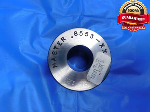 .8553 CLASS XX MASTER PLAIN BORE RING GAGE .8438 +.0115 OVERSIZE 27/32 21.725 mm - SR0060BS3