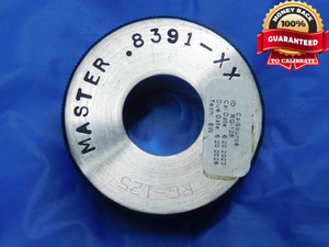 .8391 CL XX MASTER PLAIN BORE RING GAGE .8438 -.0047 UNDERSIZE 27/32 21.313 mm - SR0066BS3