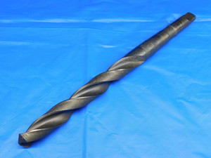PTD 49/64 O.D. HSS TWIST DRILL BIT MORSE TAPER #2 SHANK 6" LOC .7656 MT2 - BR2915BT2