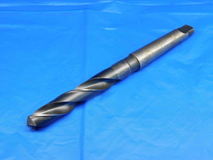 NATIONAL 21/32 O.D. HSS TWIST DRILL BIT MORSE TAPER #2 SHANK 3" LOC .6562 MT2 - BR2924BT2