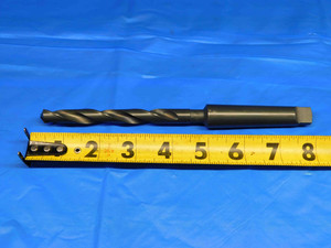 7/16 O.D. HSS TWIST DRILL BIT MORSE TAPER #2 SHANK 3 3/4 LOC 8" OAL .4375 MT2 - BR2922BT2