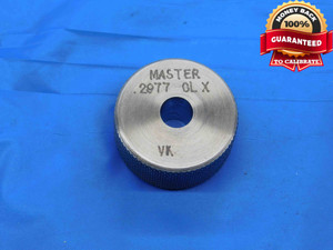 .2977 CLASS X MASTER PLAIN BORE RING GAGE .2969 +.0008 UNDERSIZE 19/64 7.562 mm - DW26636BP3