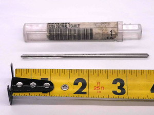 0.1255 O.D. HSS CHUCKING REAMER 4 FLUTE .1255 1/8 .1250 +.0005 OVERSIZE - JC1291BS3