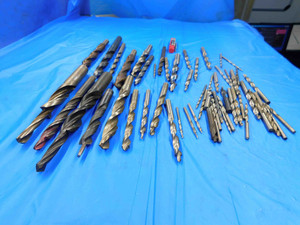 LOT OF HSS COUNTERBORE DRILL BITS VARIOUS SIZES STRAIGHT SHANK MACHINIST TOOLING - BT1729LVR