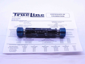 CERTIFIED 1" 20 UNF 2B THREAD PLUG GAGE 1.0 GO NO GO P.D.'S = .9675 & .9734 - DW26684TLC CERTIFIED 1" 20 UNF 2B THREAD PLUG GAGE 1.0 GO NO GO P.D.'S = .9675 & .9734 - DW26684TLC