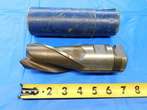 2" O.D. 4 1/8 LOC 7" OAL HSS END MILL 2" SHANK 3 FLUTE 2.0 SURE LOCK CONNECTION - JC1378BY2