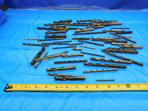LOT HSS TWIST DRILL BITS SIZES UP TO 7/16 STRAIGHT SHANK JOBBER & OTHER LENGTHS - BT1783BS3