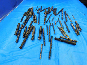 LOT HSS TWIST DRILL BITS SIZES UP TO 7/16 STRAIGHT SHANK JOBBER & OTHER LENGTHS - BT1783BS3