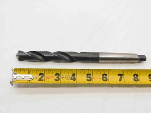 PTD 45/64 O.D. HSS TWIST DRILL BIT MORSE TAPER #2 SHANK 3 3/4 LOC .7031 MT2 USA - CB1726AE1