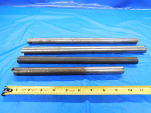 LOT OF 4 LATHE BORING BARS SHANK SIZES UP TO 7/8" FOR SQUARE / TRIANGLE TOOL BIT - BT1966BH3