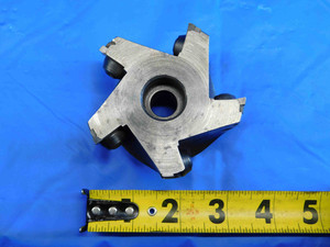 ENCO 3" O.D. 90 DEG FACE MILL 79204 1" PILOT 3/8 KEY HOLDS 5 INSERTS 3.0 - BR3139CP2
