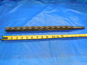 CLEVELAND 1" O.D. HSS REAMER MORSE TAPER #2 SHANK SPIRAL 10 FLUTE MT2 1.0 1.0000