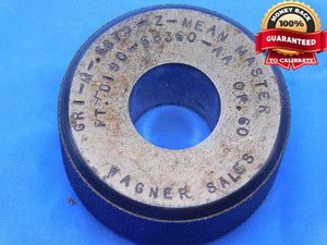 .6875 CLASS Z MASTER PLAIN BORE RING GAGE ONSIZE 11/16 17.463 mm SETTING CHECK - JC1607BT3