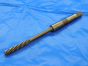 PUTNAM TOOL CO 9/32 OD HSS REAMER MT1 SHANK SPIRAL 6 FL .28125 9/32 .2813 .0000 - JC1666AR3