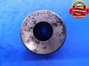 .8750 CLASS X MASTER PLAIN BORE RING GAGE ONSIZE 7/8 22.225 mm .875 - BT2176BT3