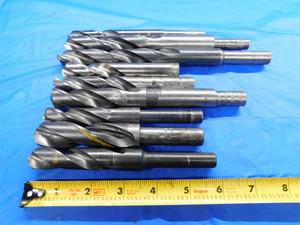 LOT OF HSS TWIST DRILL BITS VARIOUS SIZES UP TO 29/32 SOME MODIFIED SHANKS - BT2375LVR