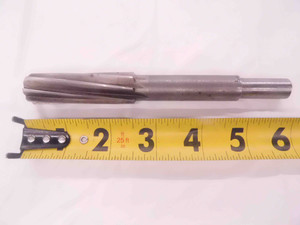 3/4 OD HSS CHUCKING REAMER SPIRAL 8 FLUTE .75 .7500 ONSIZE 19 mm MODIFIED SHANK - JC1874AR3